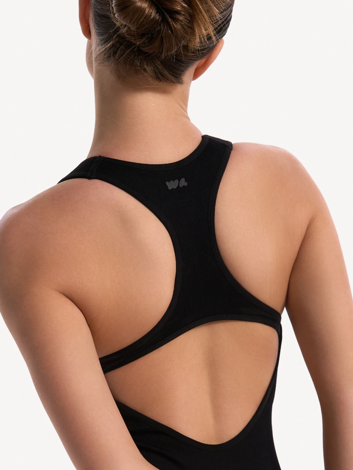 Комбинезон спортивный с открытой спиной Shapewear черный - фото 3