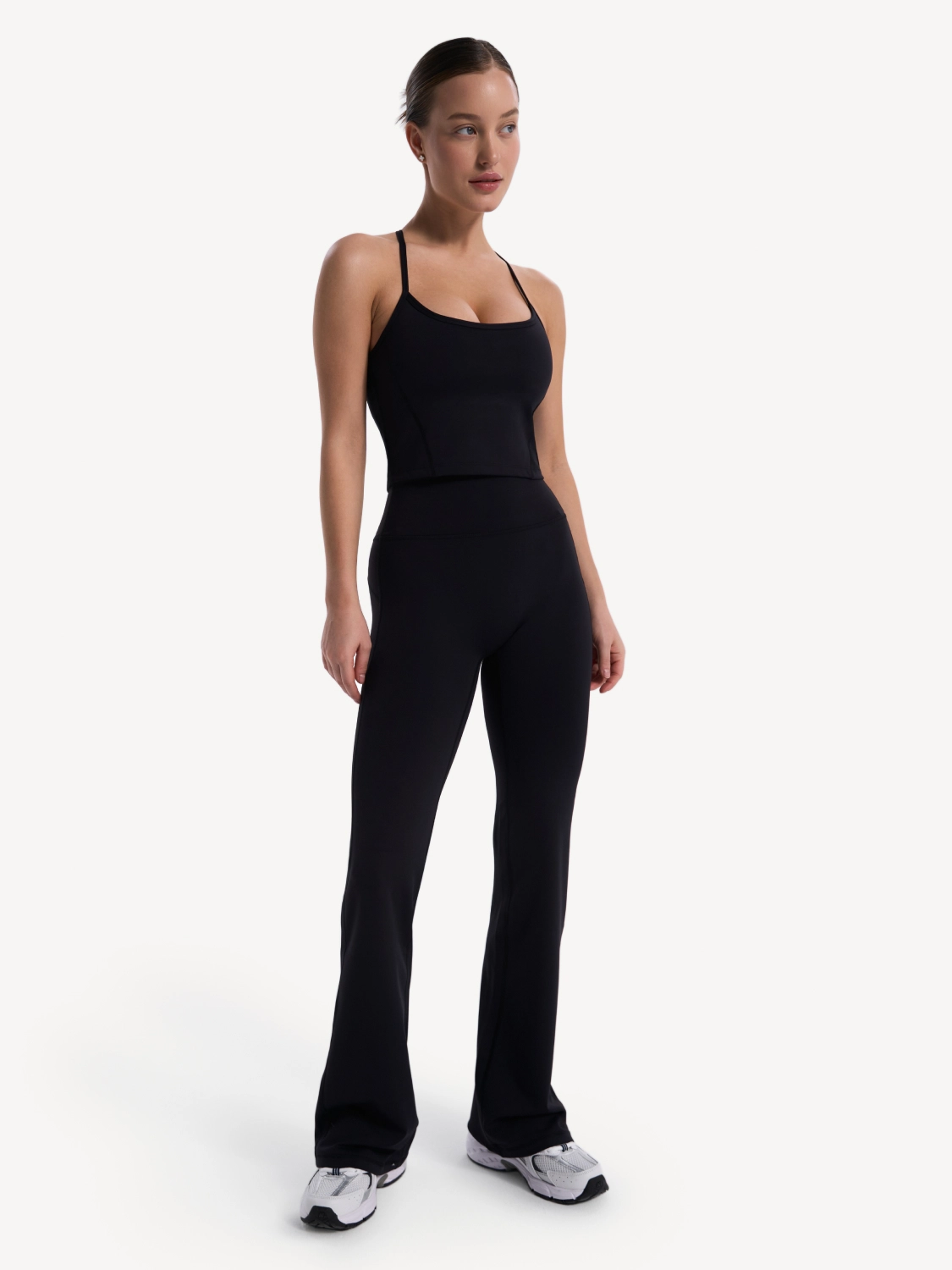 Леггинсы клеш sportswear Черный - фото 4