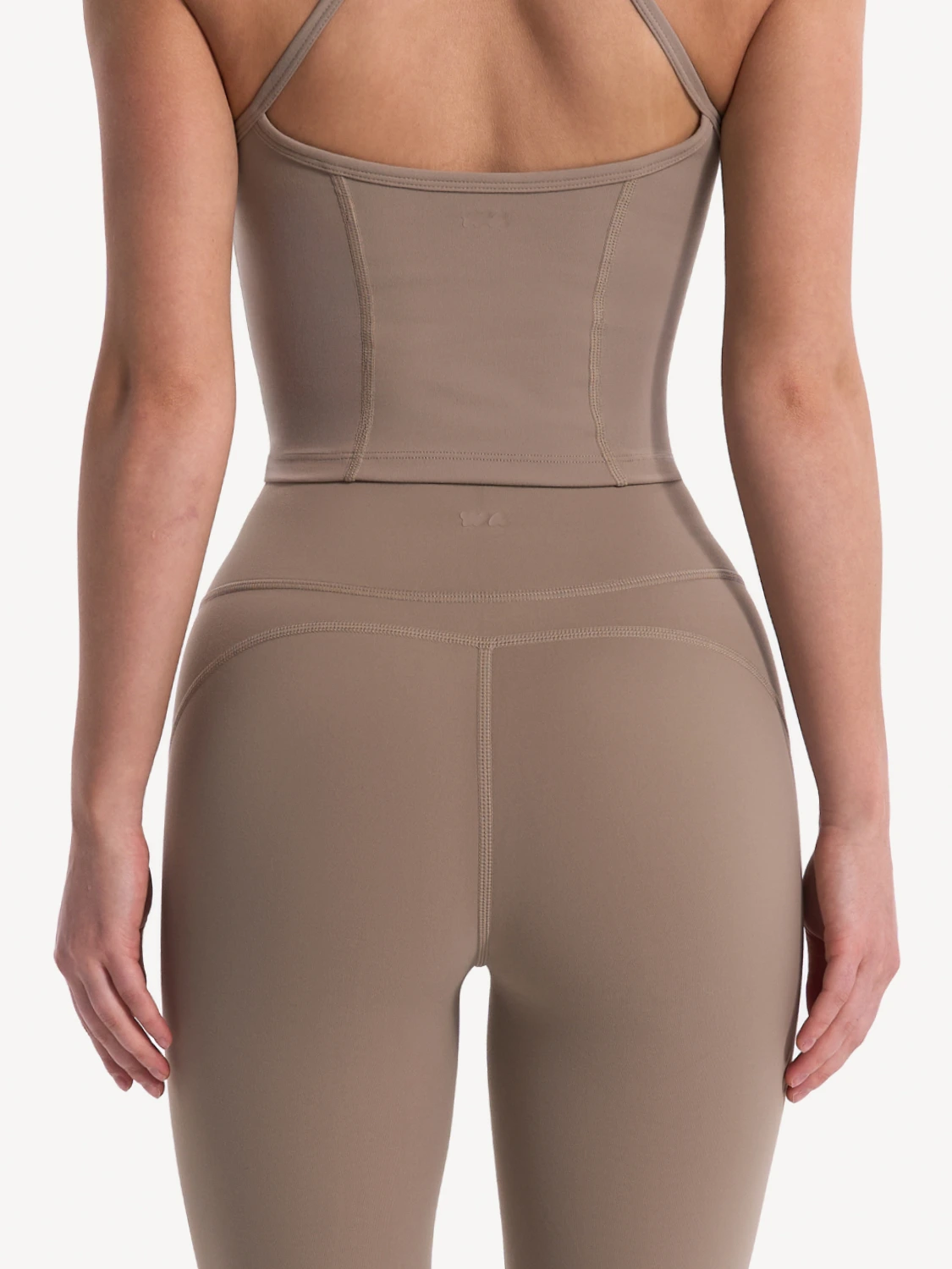 Леггинсы клеш sportswear Серо-Коричневый - фото 3